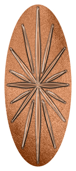 393 D516 603 CP Starburst Copper